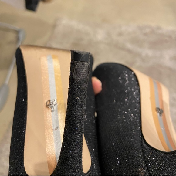 Sam Edelman Hazel Black Mesh Heels size 6 sparkly pumps - Picture 12 of 12
